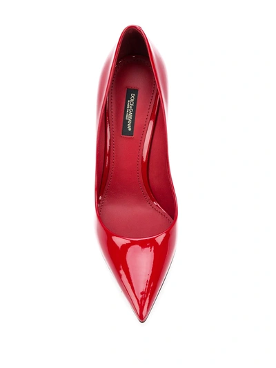 Shop Dolce & Gabbana Cardinale Pumps In Red