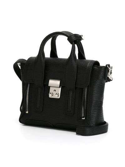 3.1 Phillip Lim Pashli Mini Satchel Hand Bag In Black