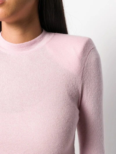 Ben Taverniti Unravel Project Destroyed Detail Jumper In Pink