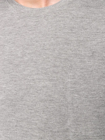 Shop Aspesi Basic T-shirt In Grey