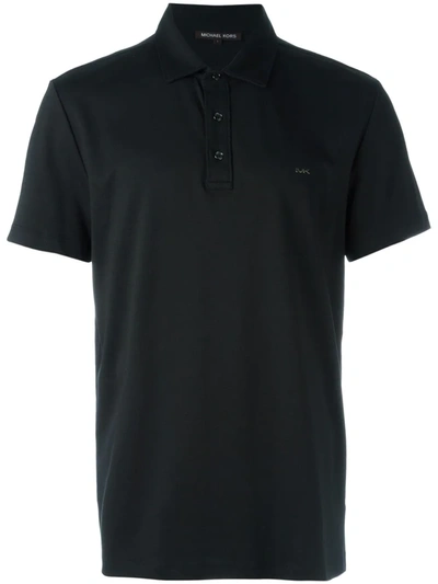 Shop Michael Kors Classic Polo Shirt In Black