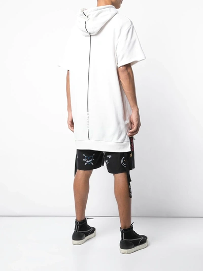 Haculla Creeping Monster Hoodie In White