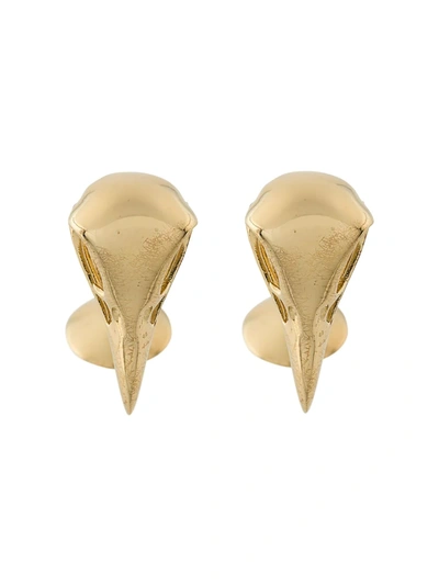 Shop Shaun Leane Eagle Skull Cufflinks In Metallic