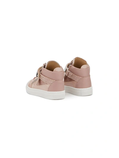 Shop Giuseppe Junior Kriss Sneakers In Pink