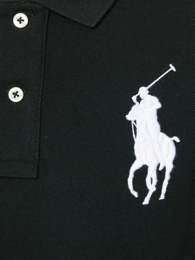 Shop Polo Ralph Lauren Big Pony Polo Shirt In Black
