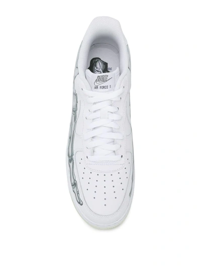 Nike Air Force 1 Low Qs “skeleton” Sneakers In White