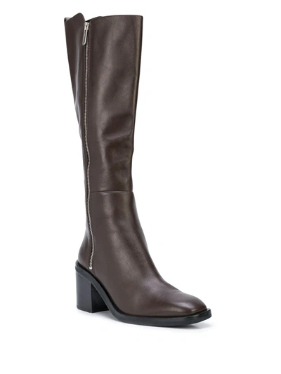 3.1 Phillip Lim Alexa 70mm Knee-high Boots In Brown