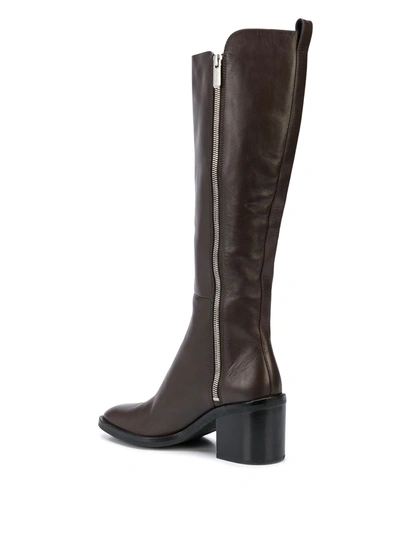 3.1 Phillip Lim Alexa 70mm Knee-high Boots In Brown