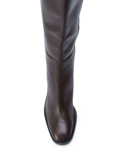 3.1 Phillip Lim Alexa 70mm Knee-high Boots In Brown