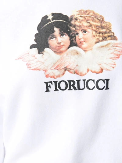 Shop Fiorucci Vintage Angels Sweatshirt In White
