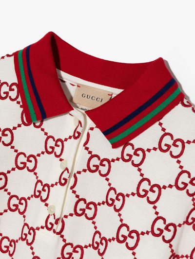 GUCCI GG SHORT-SLEEVE POLO-SHIRT DRESS 