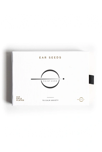 Shop Point Zero Ear Seeds - Calm Anxiety In Gold