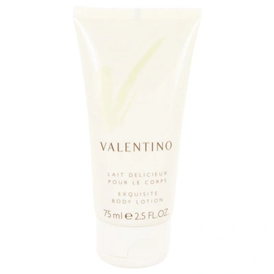 Shop Valentino V By  Body Lotion 2.5 oz For Women In White