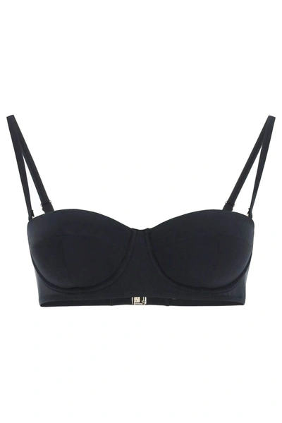 Shop Dolce & Gabbana Balconette Bikini Top In Nero (black)