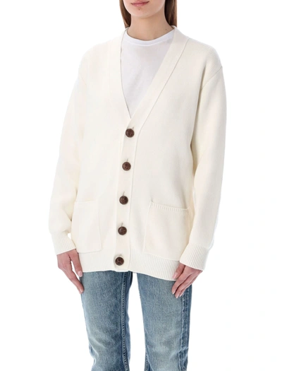 Shop Golden Goose Darnelle Cardigan In White