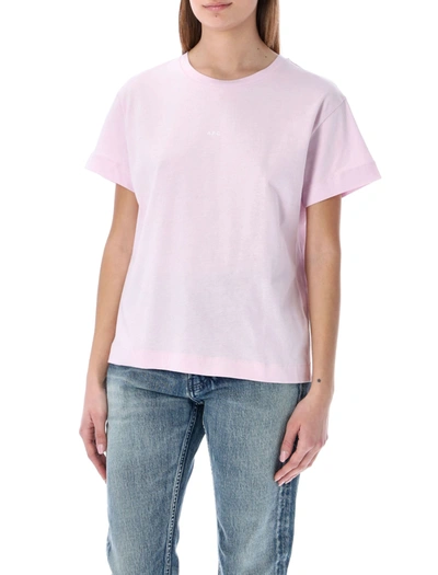 Shop Apc Jade T-shirt In Pale Pink