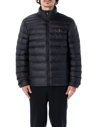 Shop Polo Ralph Lauren Puffer Jacket In Black