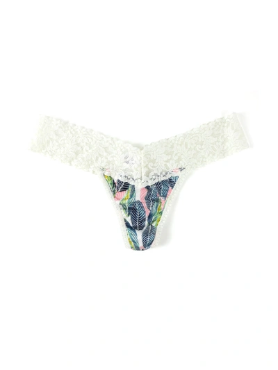 Shop Hanky Panky Printed Rayon Jersey Low Rise Thong Sale In Multicolor