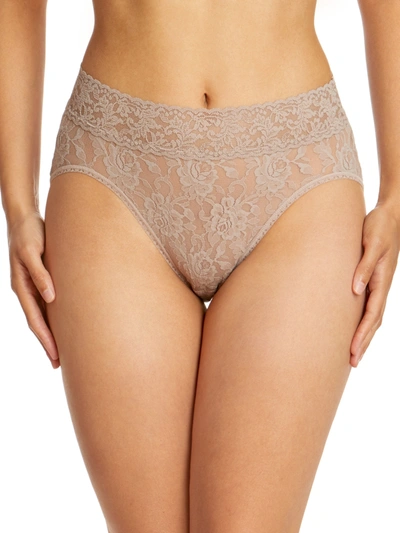 Shop Hanky Panky Signature Lace French Brief In Brown