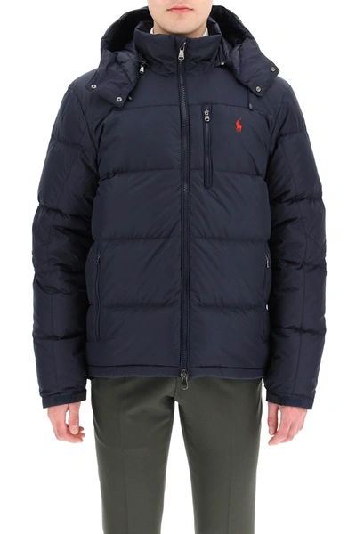 Polo Ralph Lauren Quilted Recycled Ripstop Hooded Down Jacket In Blue |  ModeSens