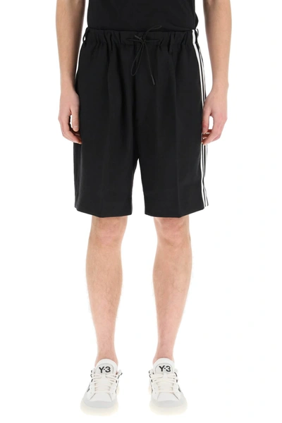 Shop Y-3 3-stripes Shorts In Mixed Colours