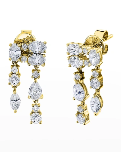 Shop Anita Ko 18k Yellow Gold Diamond Maya Earrings