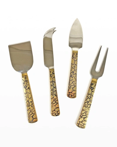 Shop Michael Wainwright Panthera Gold Cheese Set