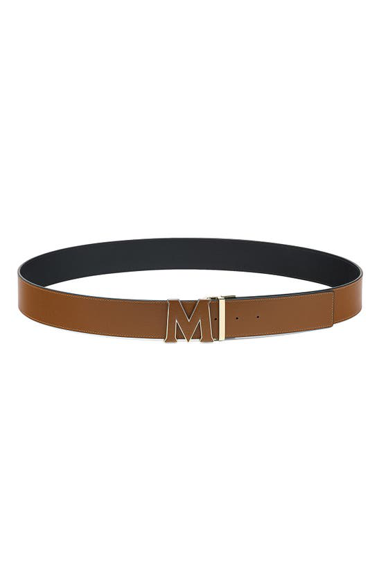 MCM Claus reversible leather belt - Brown