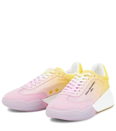 Shop Stella Mccartney Loop Degradé Sneakers In Pink Degrade