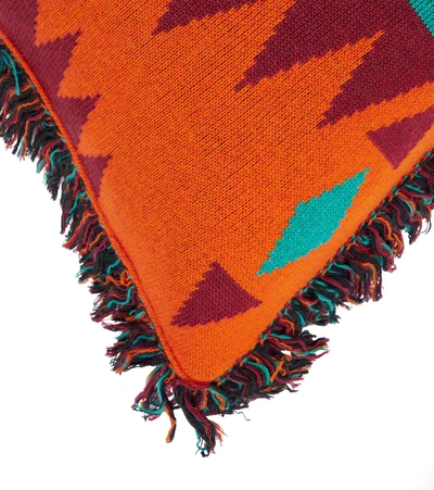 Alanui Icon Wool-blend Jacquard Pillow