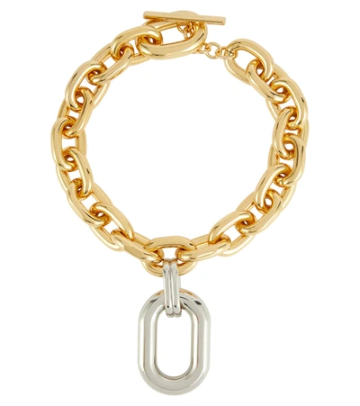 Shop Rabanne Xl Link Chain Necklace In Gold