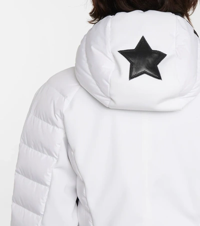 Goldbergh - Fosfor Star-patch Quilted Down Ski Jacket - Womens - White