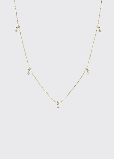 Shop Lizzie Mandler Fine Jewelry Eclat Diamond Station Necklace