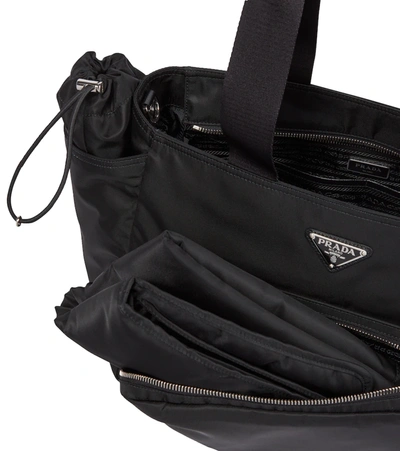 Prada Re-nylon Changing Bag In Nero