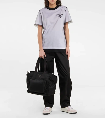 Prada Re-nylon Changing Bag In Nero