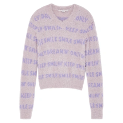 Shop Stella Mccartney Taupe Textured-knit Jumper In Multicoloured