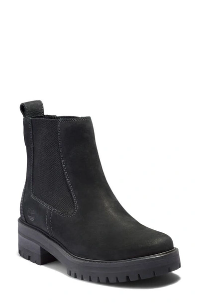 Shop Timberland Courmayeur Valley Chelsea Boot In Jet Black