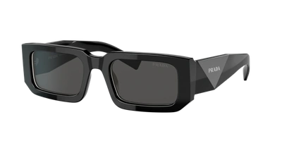 Shop Prada Man Sunglasses Pr 06ys In Dark Grey