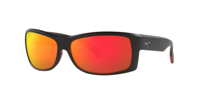Shop Maui Jim Unisex Sunglasses Equator In Red Mirror Polar