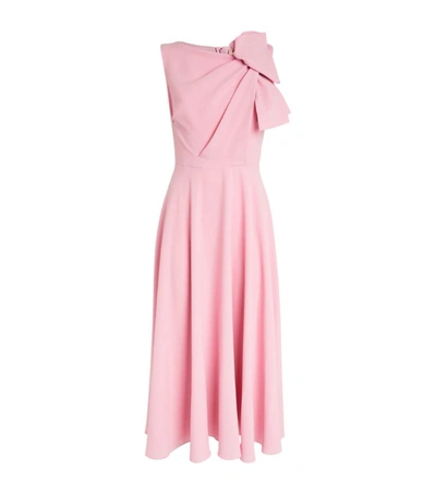 Shop Roksanda Knot-detail Brigitte Dress In Pink