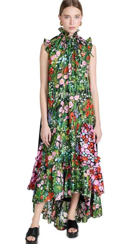 Shop Brøgger Bea Gown In Flowers/poppy Field