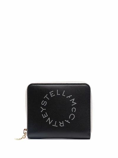 Shop Stella Mccartney Women's Black Polyurethane Wallet