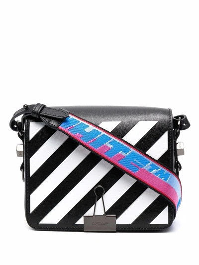 Shop Off-white Women's Black Viscose Shoulder Bag