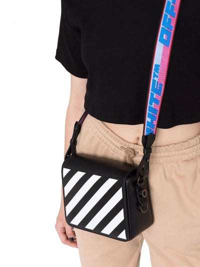 Shop Off-white Women's Black Viscose Shoulder Bag