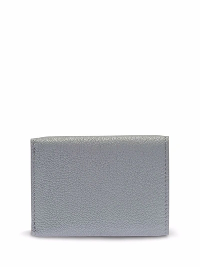 Shop Miu Miu Women's Light Blue Leather Wallet