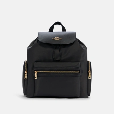 Shop Coach Baby Backpack In Black