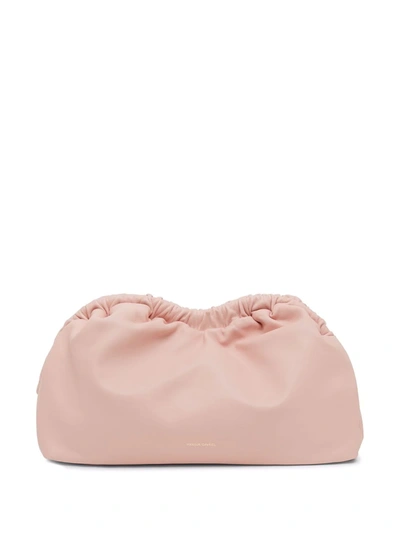 Shop Mansur Gavriel Cloud Clutch Bag In Pink