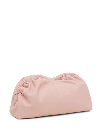 Shop Mansur Gavriel Cloud Clutch Bag In Pink