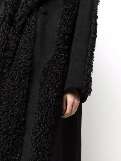 Shop Kiko Kostadinov Single-breasted Oversized Coat In Black