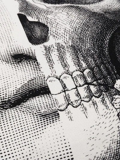 Fornasetti Tema E Variazioni Decorative Pillow In White